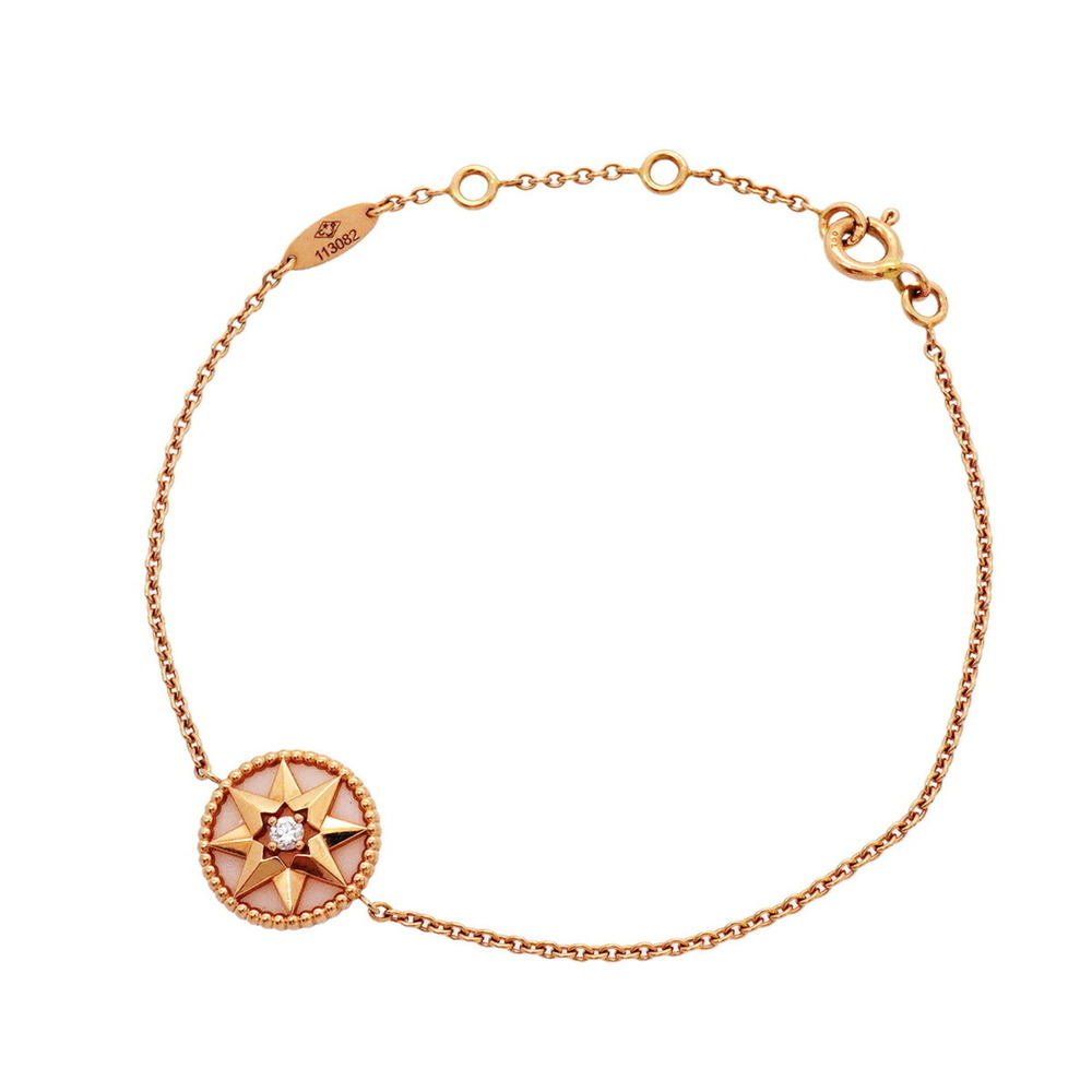 Christian Dior Rose des Vents Bracelet, 1PD, 18KPG Pink Gold, Diamond, Women's